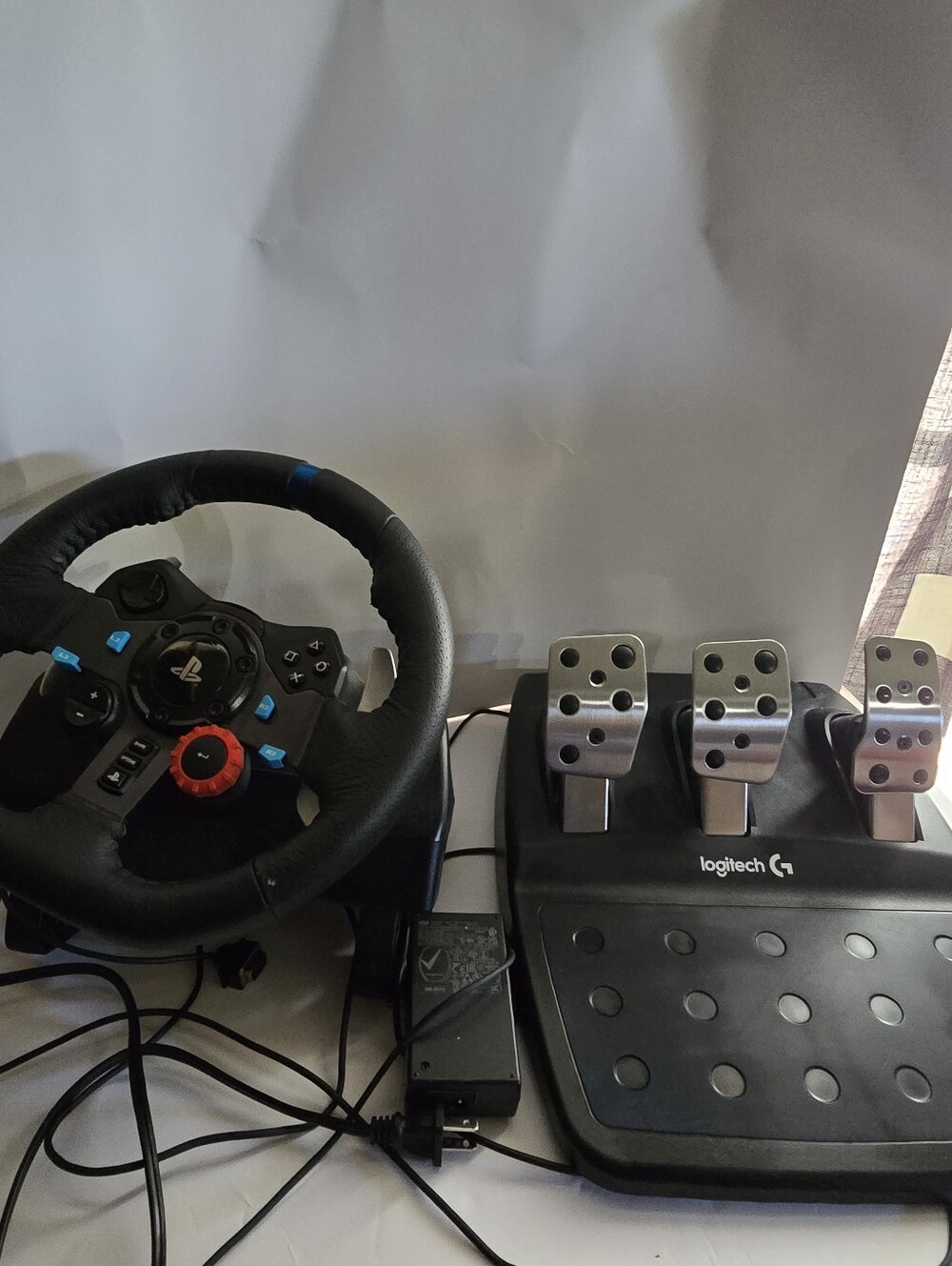 Logitech Black Racing Wheel and Pedals - Gaming Wheel Controller G29, PS5,4,pc